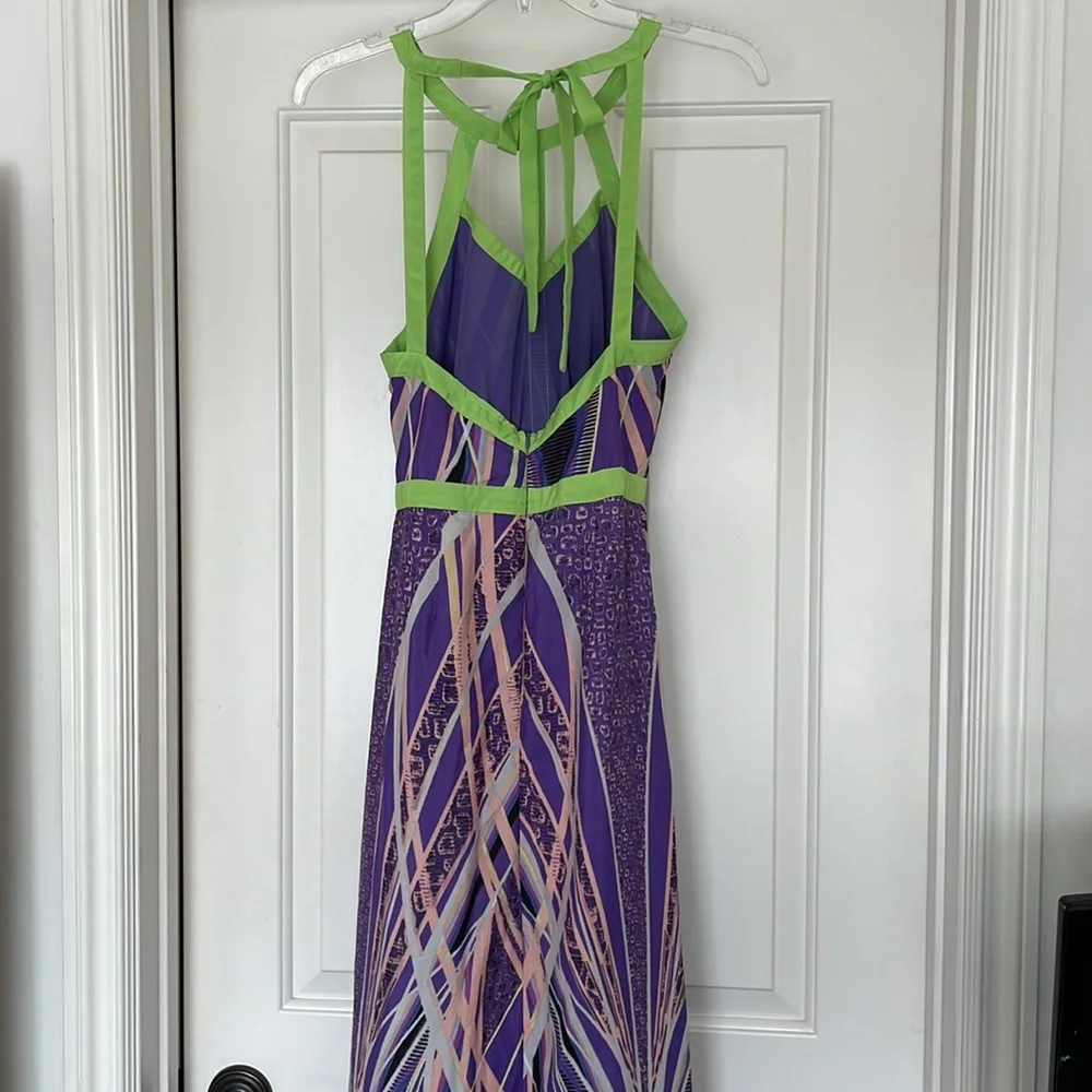 Long multi color maxi dress - Picture 3 of 4